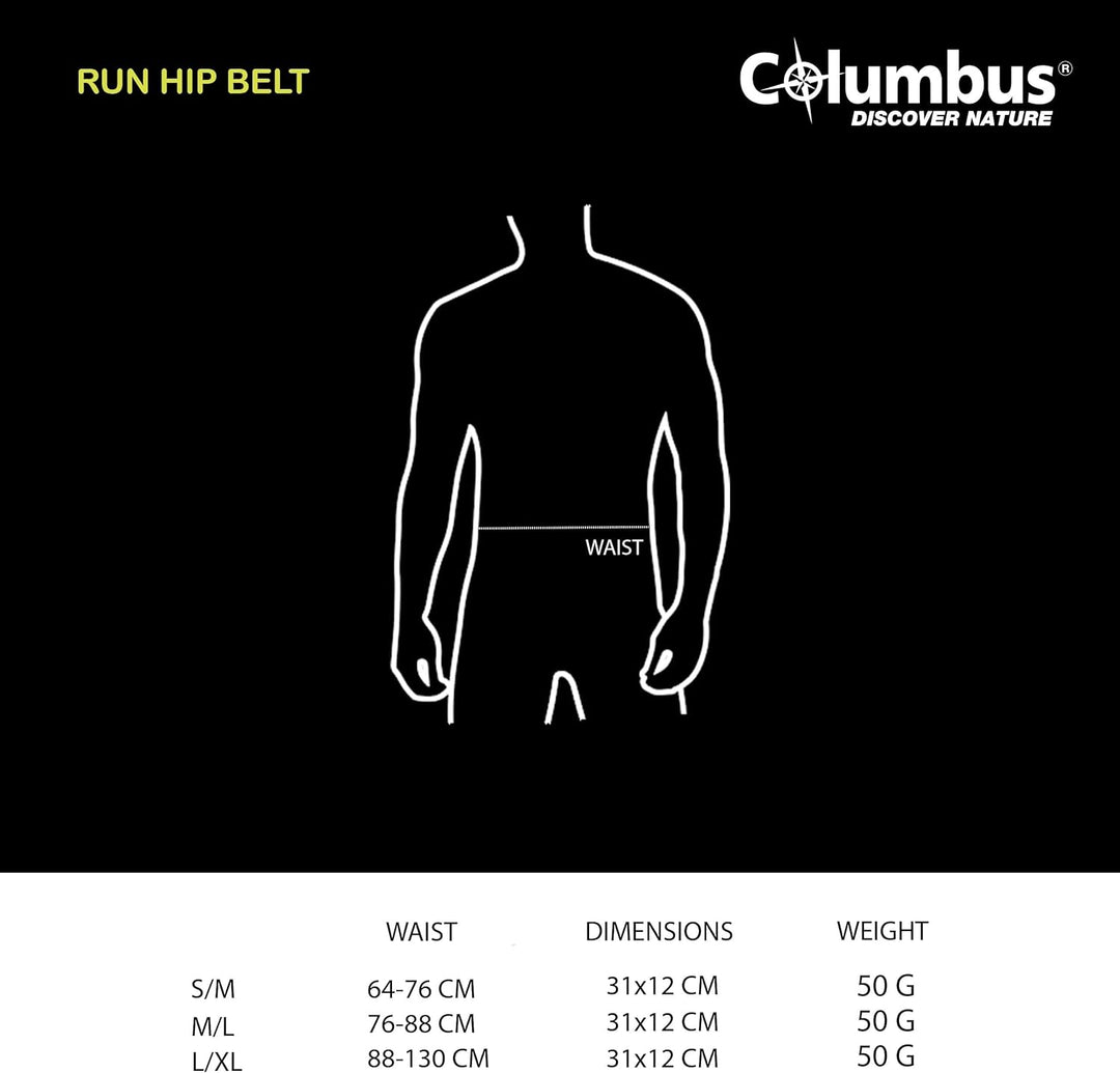 COLUMBUS-Run Hip Belt Hydrierungsgurt L/XL L-XL