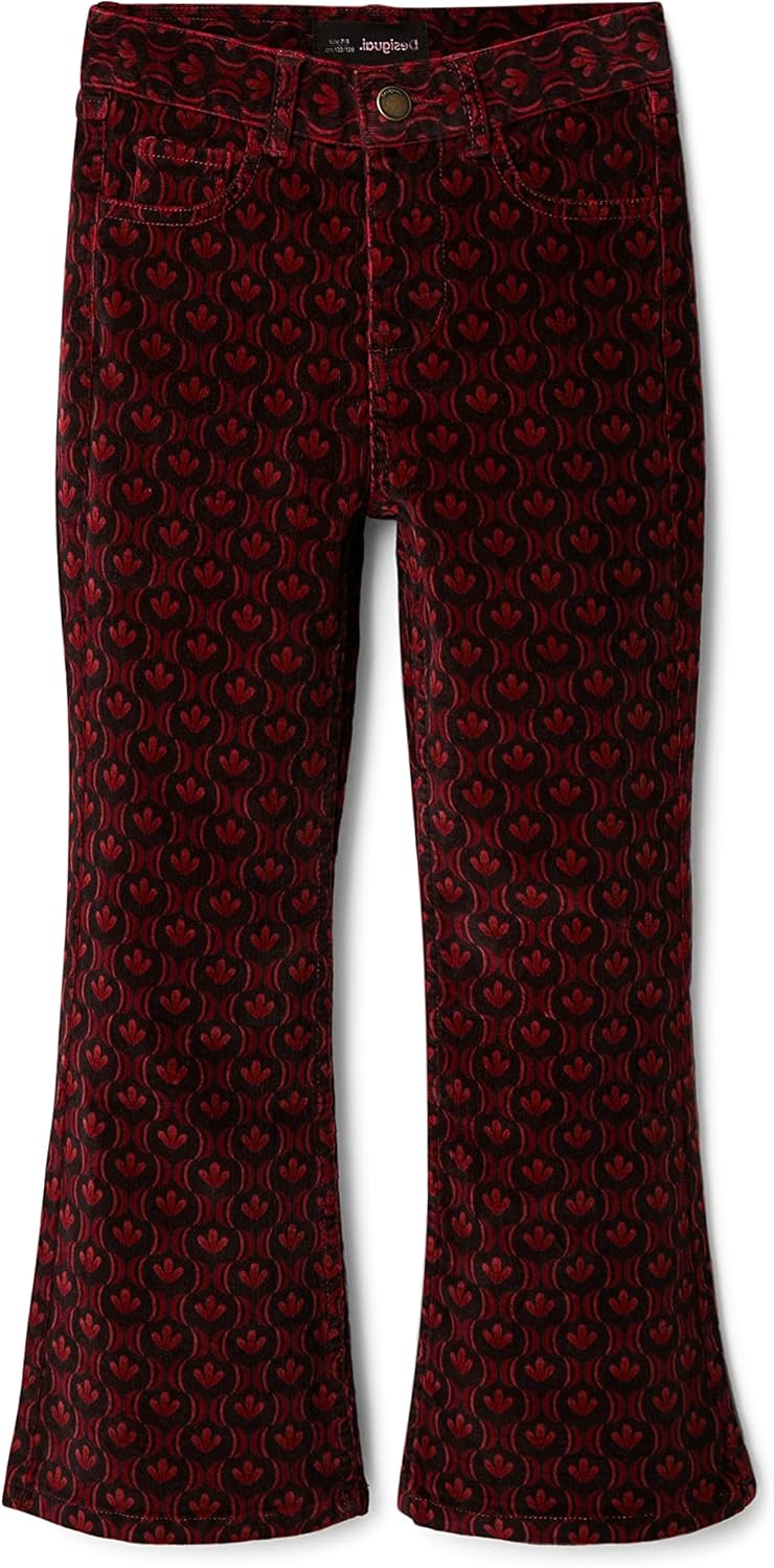 Desigual Mädchen Casual Pants 14 Jahre Rot, 14 Jahre Rot