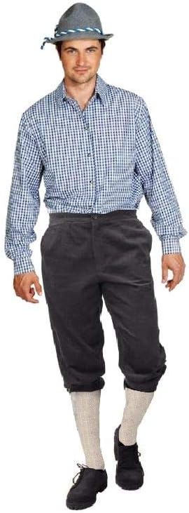 shoperama Hochwertige Knickerbocker Cord Hose 20er Jahre Herren Paper Boy Oktoberfest Tracht Kostüm-