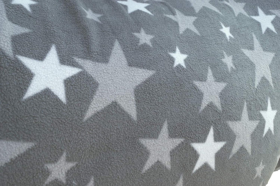 HKM Abschwitzdecke -Stars-, Rückenlänge 125 cm, grau, 125