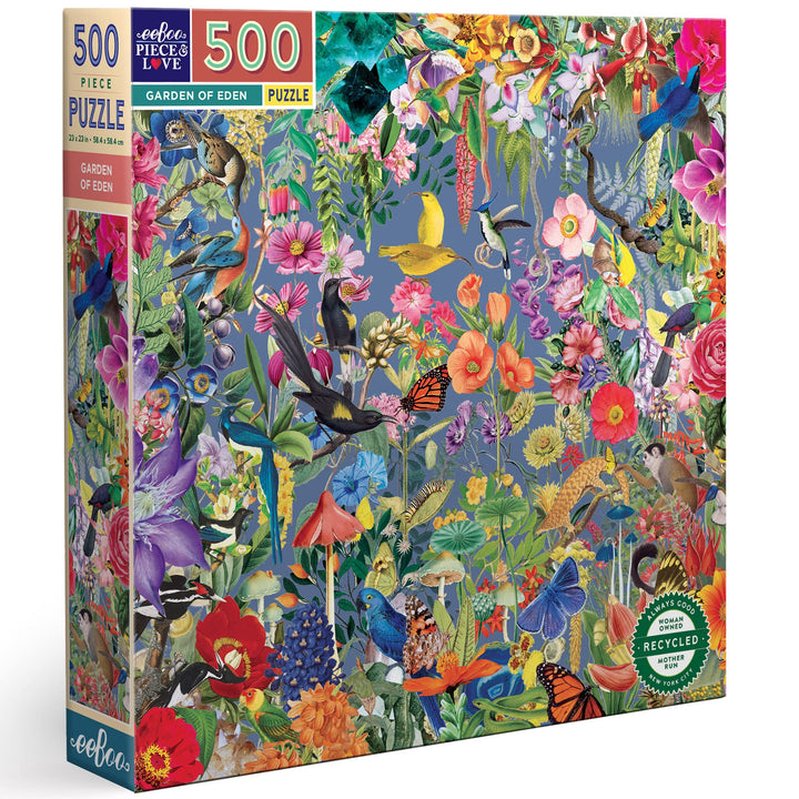 eeBoo - Puzzle 500 pcs - Garden of Eden - (EPZFGDE