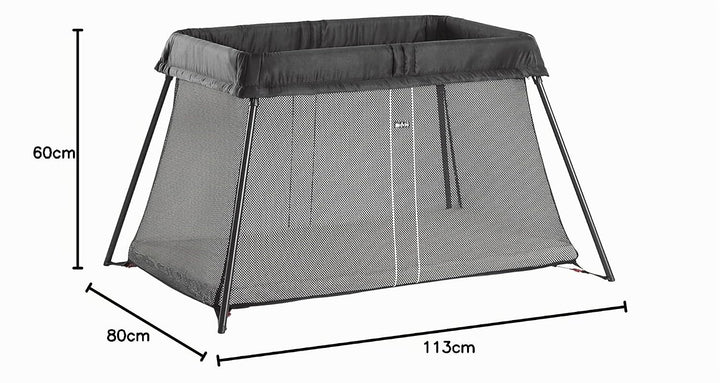 BabyBjörn Reisebett Light, Schwarz Reisebett Light Schwarz, Reisebett Light Schwarz