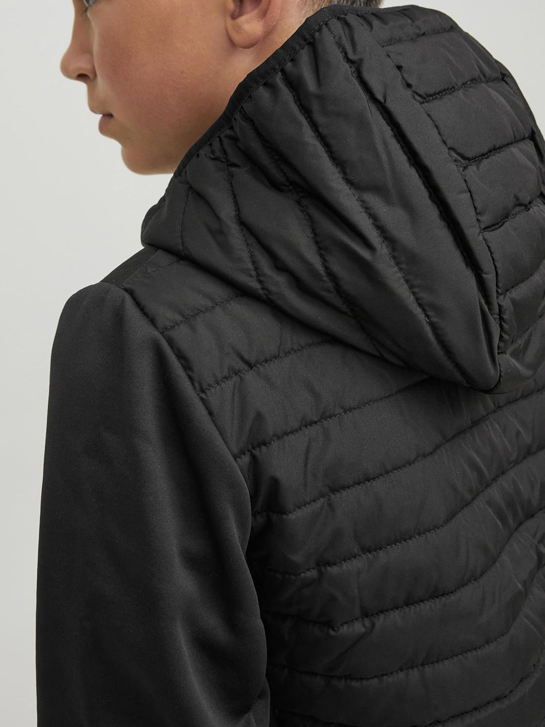 JACK & JONES Boy Hybridjacke Hybridjacke Junior 128 Black 1, 128 Black 1