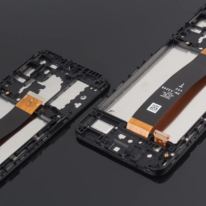 YHX-OU Schwarz + Rahmen Display für Samsung Galaxy A32 5G SM-A326B/DS LCD Display Touchscreen Ersatz
