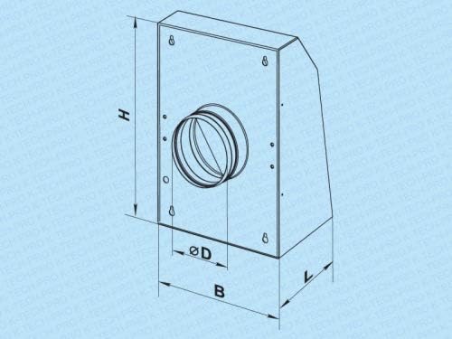 Aussenwandventilator Aussenventilator Abzug Serie KVCN System Ø 150