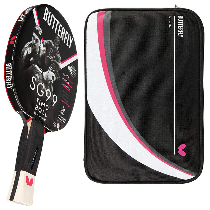 Butterfly® Timo Boll SG99 Tischtennisschläger | Tischtennis Racket Bat Profi & Wettkampf | taktisch