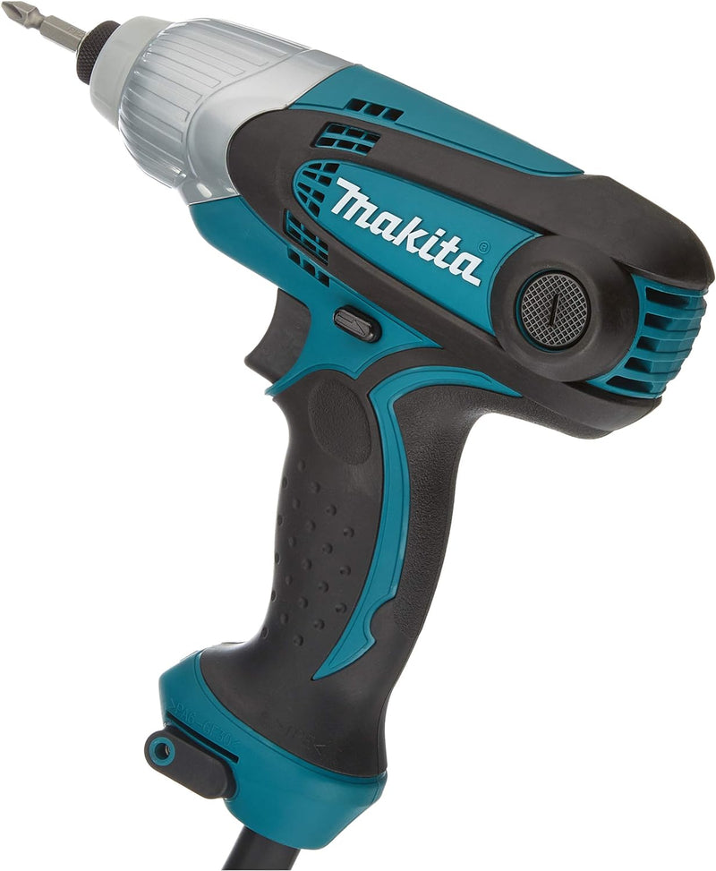 Makita TD0101F Schlagschrauber 1/4" Innensechskant, Schwarz, Blau