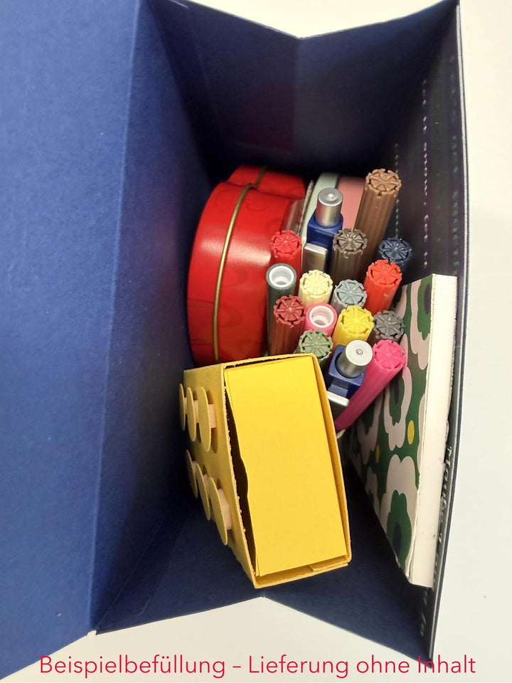Generisch Schulranzen, Schultasche aus Karton zur Einschulung oder als Mitbringsel für EIN Geschwist