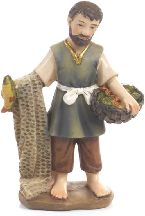 Articoli religiosi by Paben Set 18 Personaggi Presepe, 7 cm. in resina