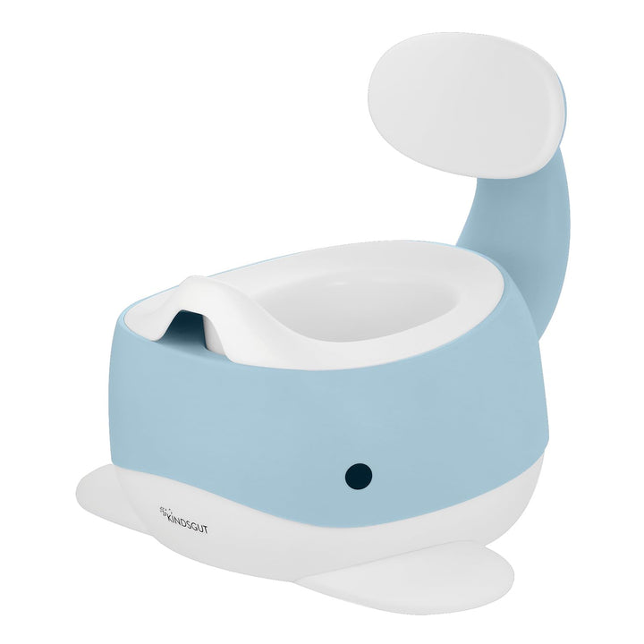 Kindsgut Kinder-Töpfchen, Babytopf WC/Klo, kinderfreundliches Wal-Design und dezente Farben, Toilett