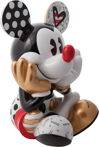 Disney Britto Mickey Sitzende Midas-Figur, Grösse XL, 38 cm