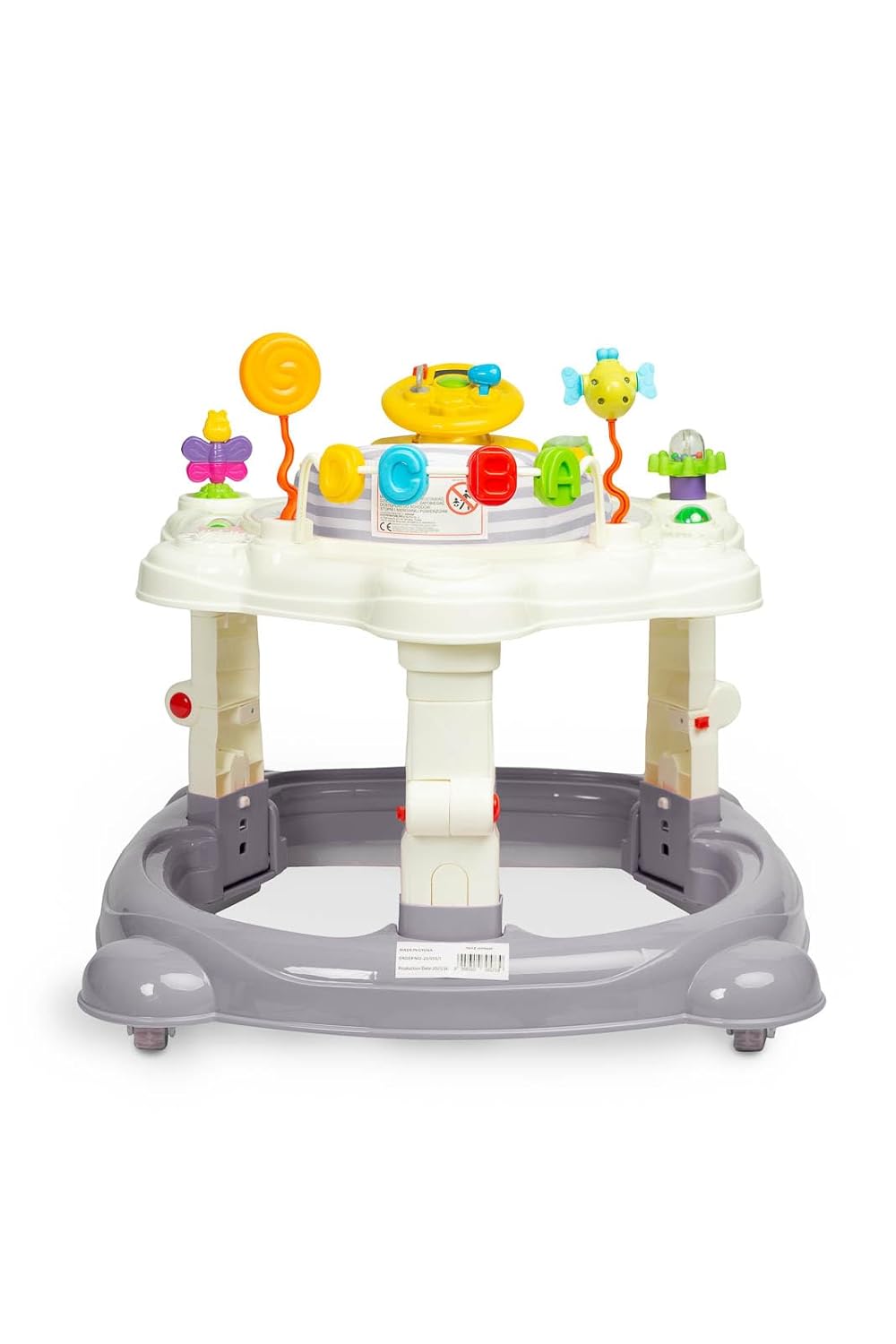 Toyz HIPHOP Lauflernhilfe für Babys ab 6 Monaten mit Lerntafel - Activity Center mit Licht und Musik