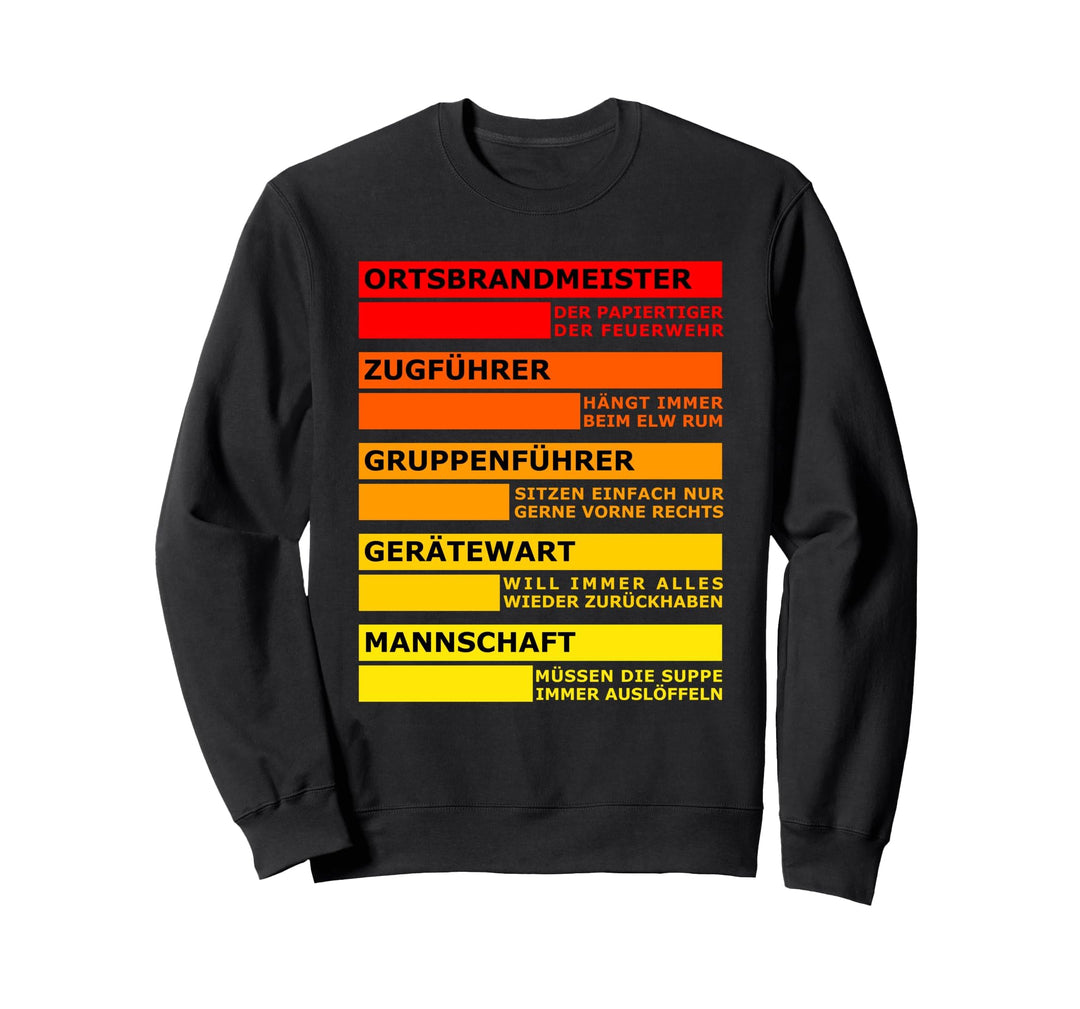 Ortsbrandmeister | Gruppenführer | Feuerwehr Sweatshirt