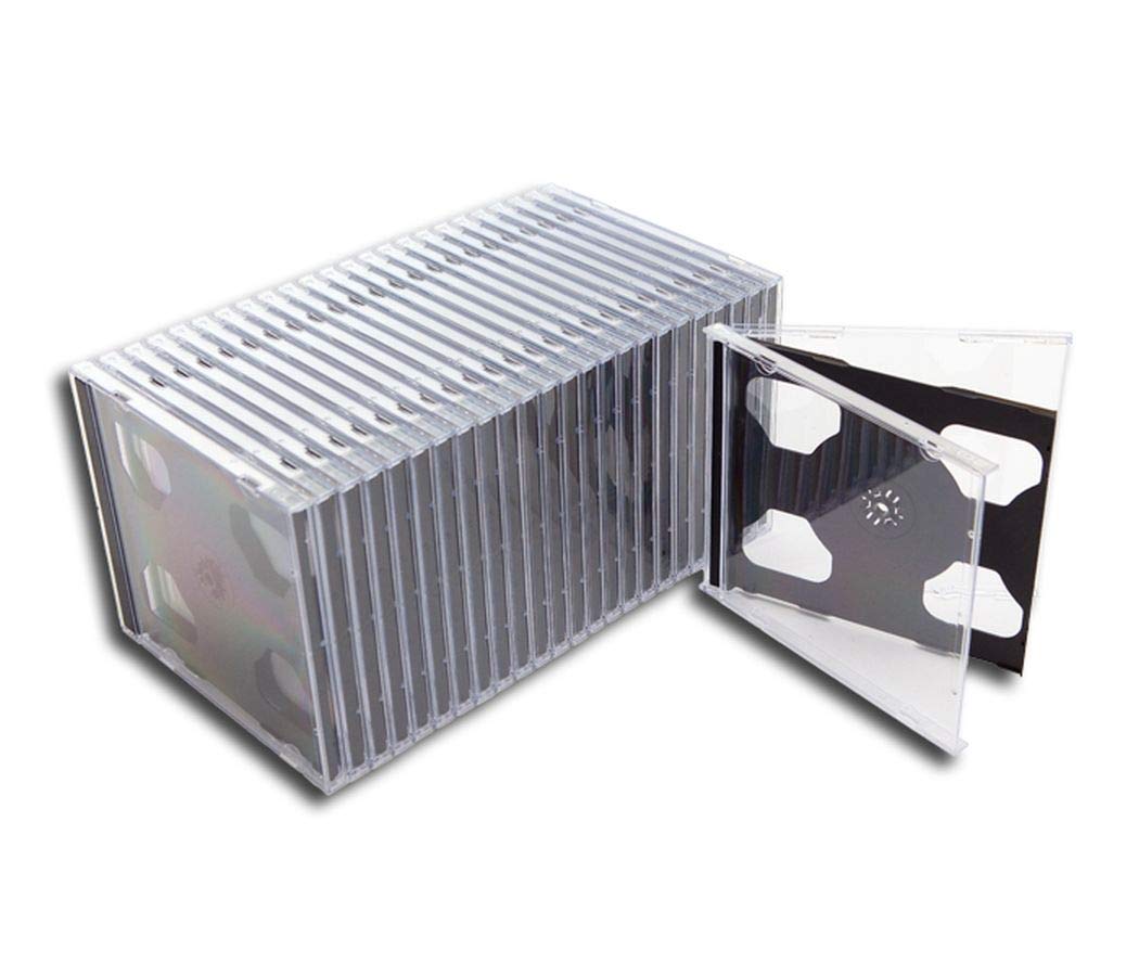 Doppel CD Leerbox schmal Protected (25 Stück)