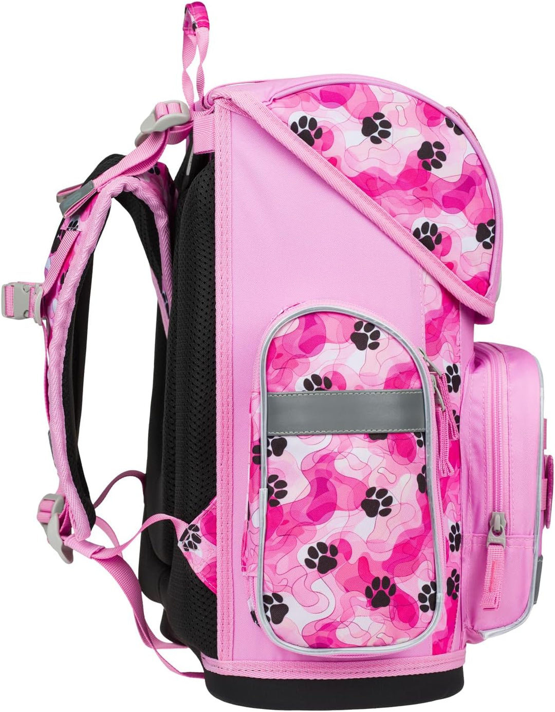 Baagl Schulranzen Jungen Mädchen Set 3 Teilig, Ergo Schultasche für 1. Klasse, Ergonomische Grundsch