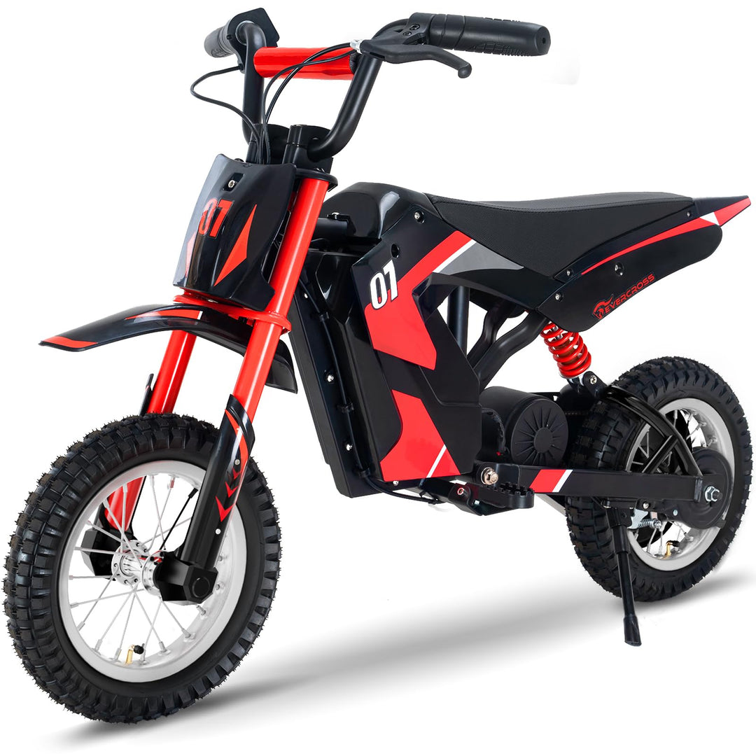 EVERCROSS EV12M Elektro Motorrad Kinder, Elektromotorrad mit 300W Motor, 3 Geschwindigkeitsmodus, 15