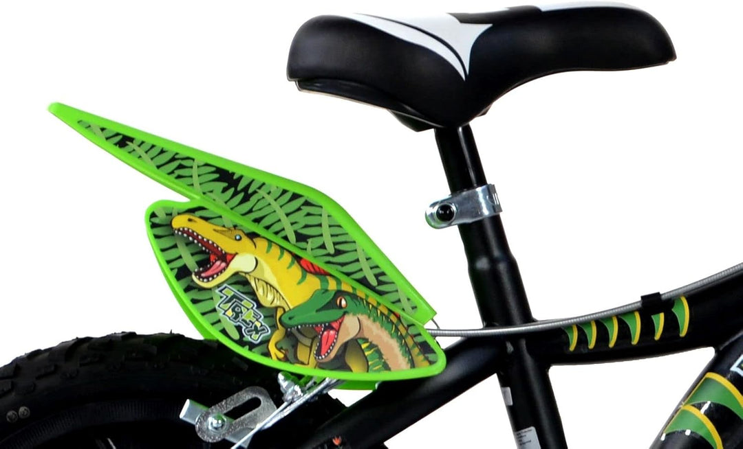 Dinosaurier Kinderfahrrad Dino- Trex Jungenfahrrad | TÜV geprüft | Original | Kinderrad mit Stützräd
