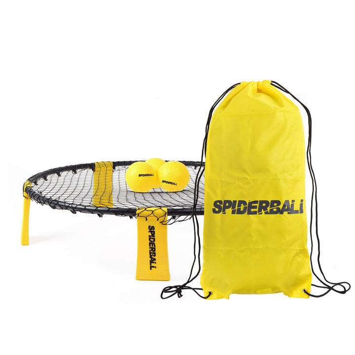 Ocean 5 Spiderball Set, Ball-Spiel mit Netz, 3 Bällen und Tragetasche - zum Spielen im Park, Garten,