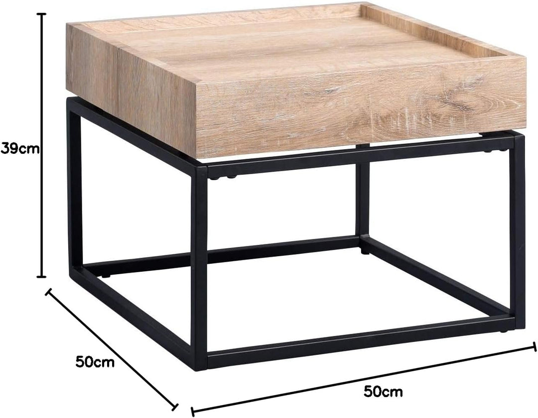 M2 Kollektion Madison 1 Couchtisch, MDF, braun, 50x39x60cm, 50x39x60cm