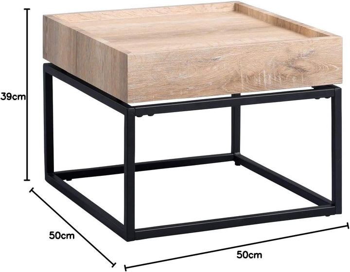 M2 Kollektion Madison 1 Couchtisch, MDF, braun, 50x39x60cm, 50x39x60cm