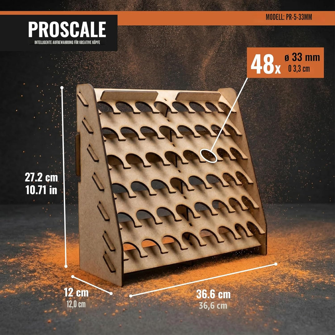 PROSCALE Paint rack citadel Wand farbständer. Tabletop citadel farben aufbewahrung model wall paint
