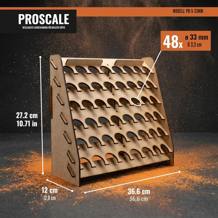 PROSCALE Paint rack citadel Wand farbständer. Tabletop citadel farben aufbewahrung model wall paint