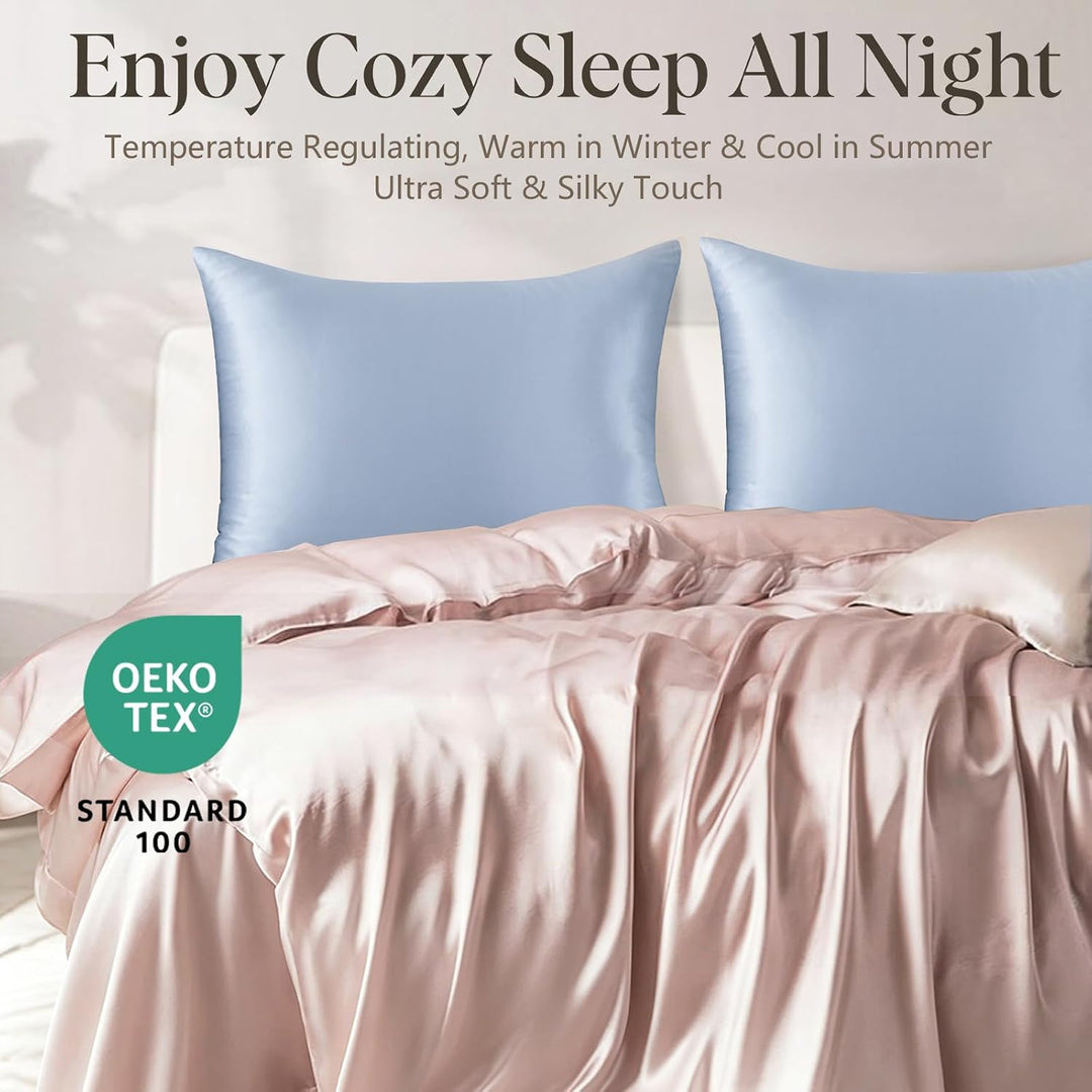 Seidenkissenbezug Jaciu Silk Pillowcase 21 Momme beidseitiger Seidenkissenbezug Kissenbezug Versteck