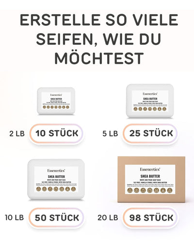 Prime Crafting Seifenbasis Transparent, Glycerinseife SLS/SLES-freie, rohseife zum seifengiessen tra