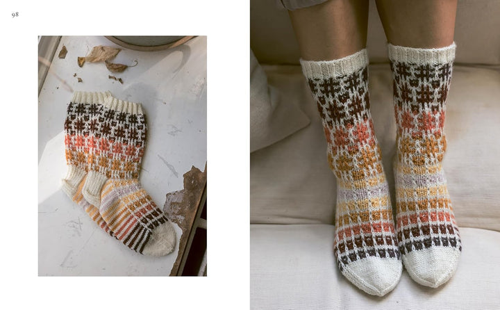 Kuschelsocken aus Wollresten: Garn aufbrauchen und einzigartige Socken stricken. Das Strickbuch fürs