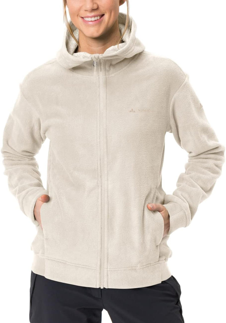 VAUDE Damen Women's Neyland Fleece Hoody Jacke 36 Ecru, 36 Ecru