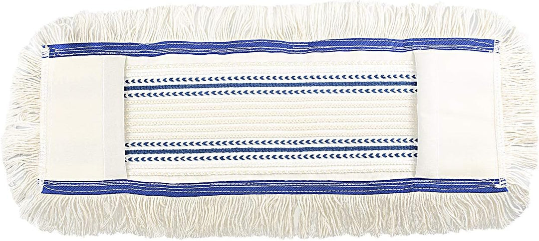 Baumwoll Wischmopp 50 cm mit Mikrofaser Ersatz für Mop Klapphalter - Wischmoppbezug , für Versiegelu