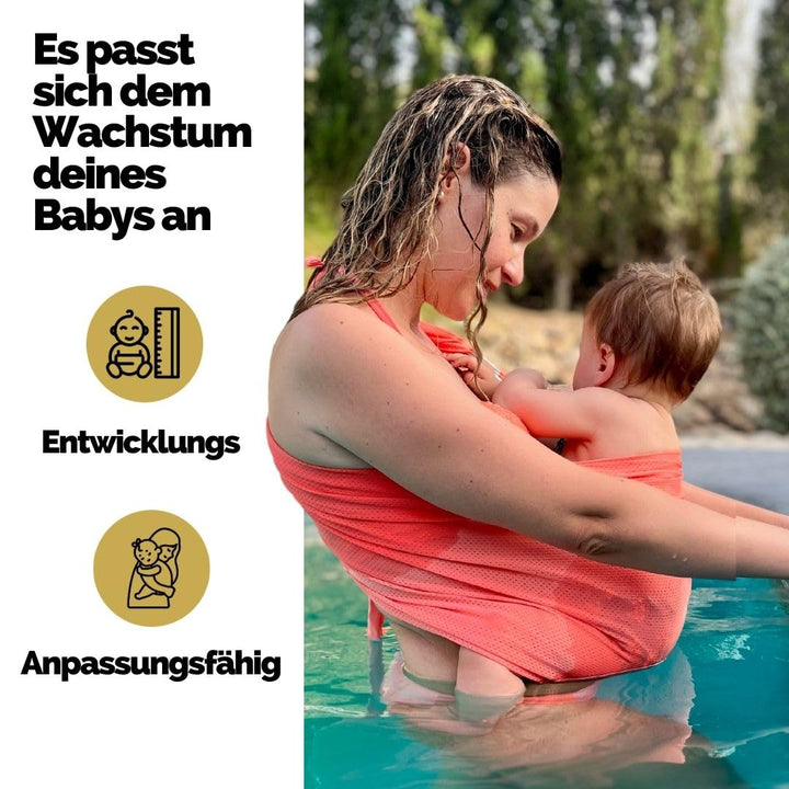 Amarsupiel | Baby-Wasserträger | Baby Wasser Schultergurt | Ultraschnell trocknende | Ergonomische B