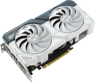 ASUS Dual GeForce RTX 4060 Ti White OC Edition 8GB GDDR6 Gaming Grafikkarte weiss (Nvidia GeForce RT
