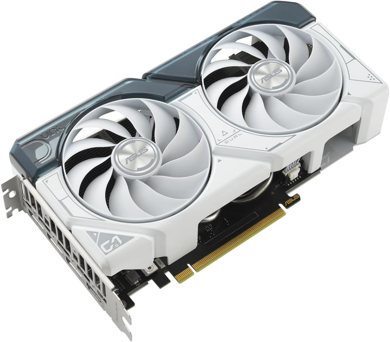 ASUS Dual GeForce RTX 4060 Ti White OC Edition 8GB GDDR6 Gaming Grafikkarte weiss (Nvidia GeForce RT