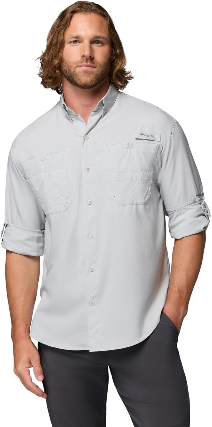 Columbia Herren Tamiami Ii Long Sleeve Shirt Langarmshirt S Cool Grey, S Cool Grey