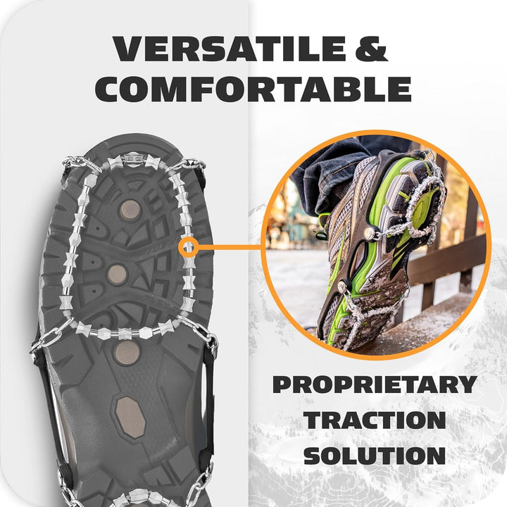 YAKTRAX Diamond d Grip Chains Heavy Duty Traktion Wandern Cleats, Durable TIG Welded Links, bietet T
