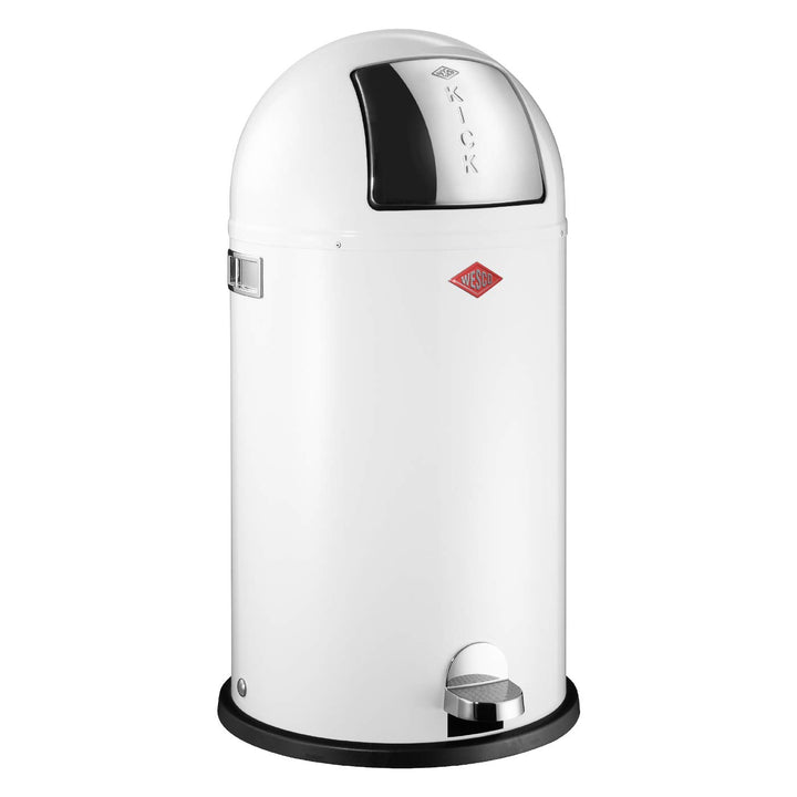 Wesco Kickboy Abfallsammler Metall Weiss 40 L, Weiss
