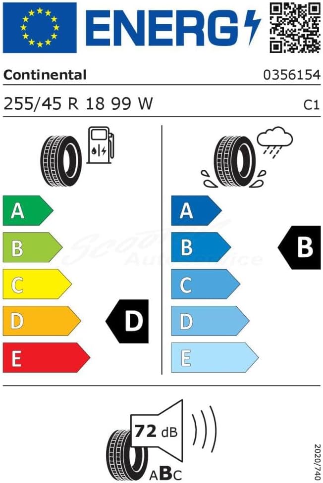 Continental SportContact 5 FR - 255/45R18 99W - Sommerreifen
