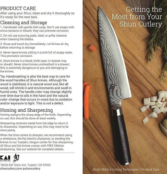 KAI Shun Classic Limited DM-W25 Weihnachtsangebotsset mit Allzweckmesser 15 cm DM0701 &amp; Santoku 18 c