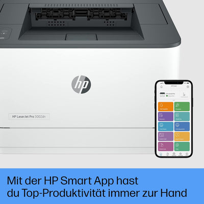 HP LaserJet Pro 3002dn Laserdrucker, Automatischer Duplex, LAN, USB, HP Smart App, Business Drucker