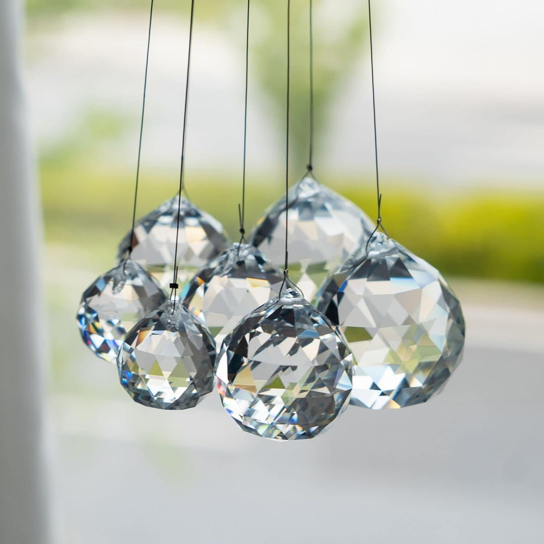 Crystalsuncatcher 20 mm/30 mm/40 mm klare Kristallkugel-Prismen, Kronleuchter, Lampen, Tropfen, häng