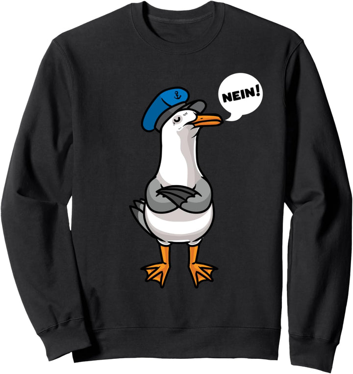 Sture Möwe Mittelmeermöwe Möwenvögel Nordsee Ostsee Meer Sweatshirt