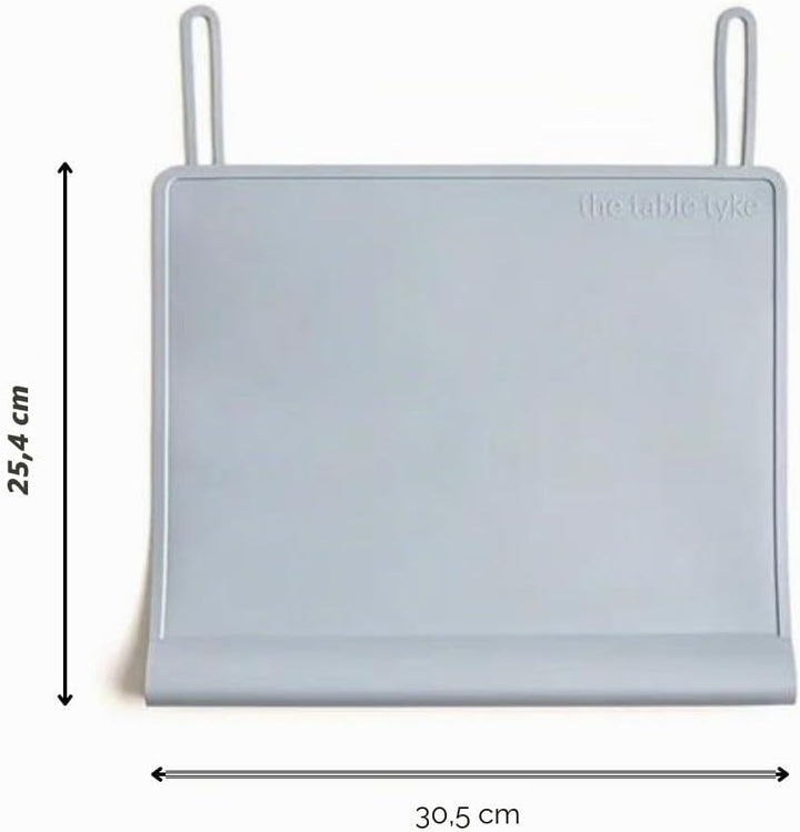 The Table Tyke Tischset aus 100 % Silikon mit Zahnenrand, Stossstange/Verschüttungsstopper, spülmasc