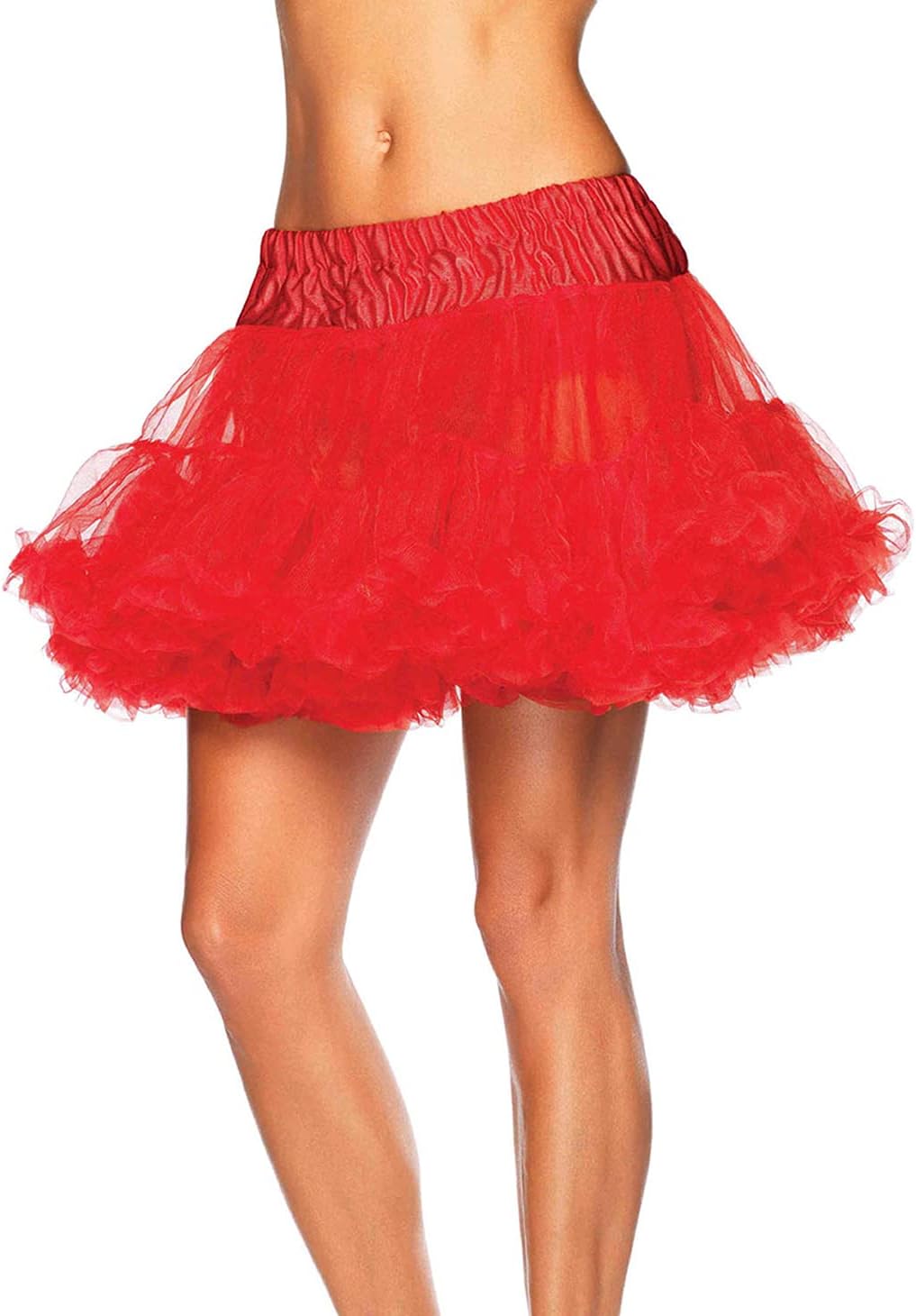 LEG AVENUE 8990 - Petticoat rot Kostüm Damen Karneval, Einheitsgrösse (EUR 36-40), Rot