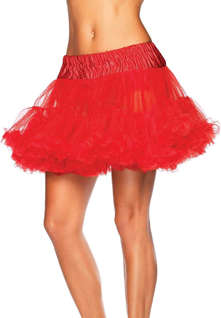 LEG AVENUE 8990 - Petticoat rot Kostüm Damen Karneval, Einheitsgrösse (EUR 36-40), Rot