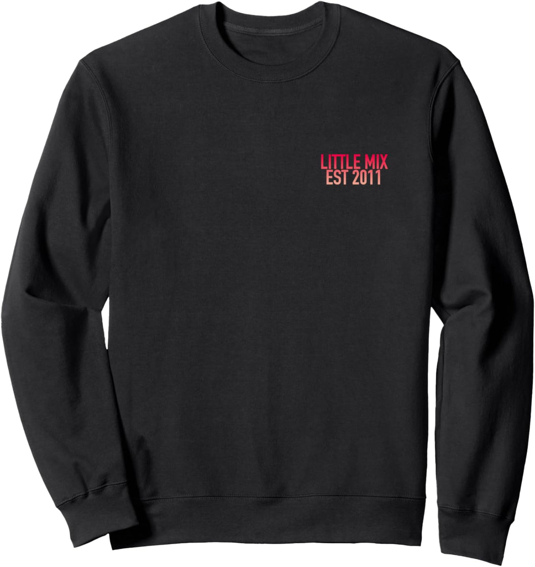 Little Mix – Ten Year Gradient Tracklist Front Back Print Sweatshirt