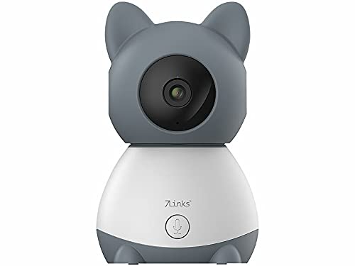 7links Babyfon: WLAN-Video-Babyphone, per App dreh- & schwenkbares Objektiv, Full-HD (Babyphone mit