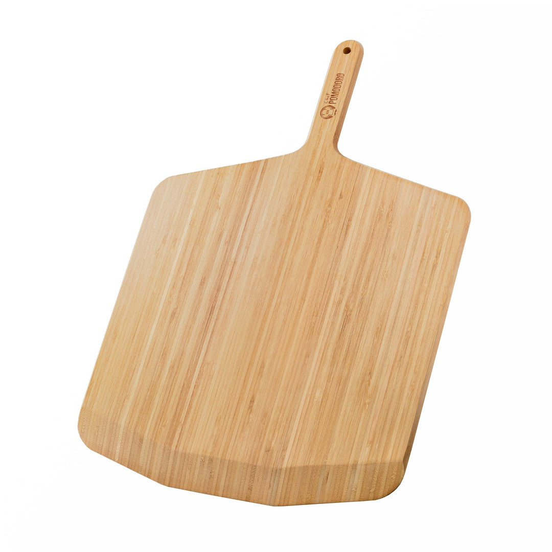 Chef Pomodoro 40,6 cm Bambus Pizzaschieber Holz Pizzaschieber 16 Zoll Hausgemachte Holz Pizzaschiebe