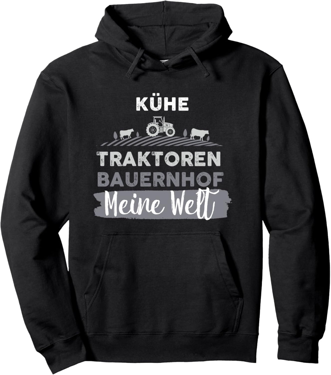 Kühe Traktoren Bauernhof Meine Welt Landwirtschaft Bauer Kuh Pullover Hoodie