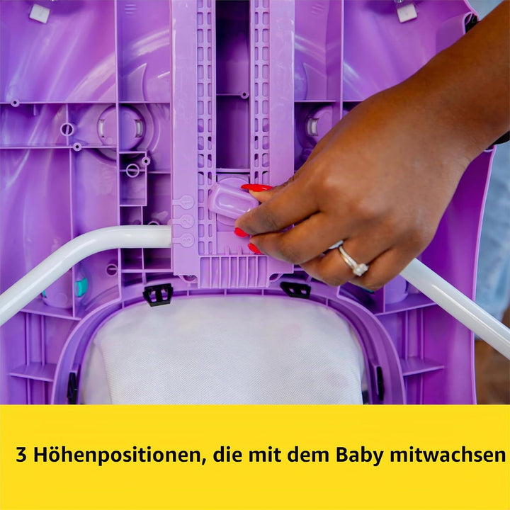 Bright Starts Little Speedster 3-in-1 Auto Lauflernhilfe, Lila Power, Baby Aktivitten-Lauflernhilfe